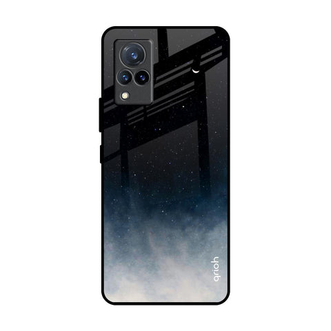 Black Aura Vivo V21 Glass Back Cover Online