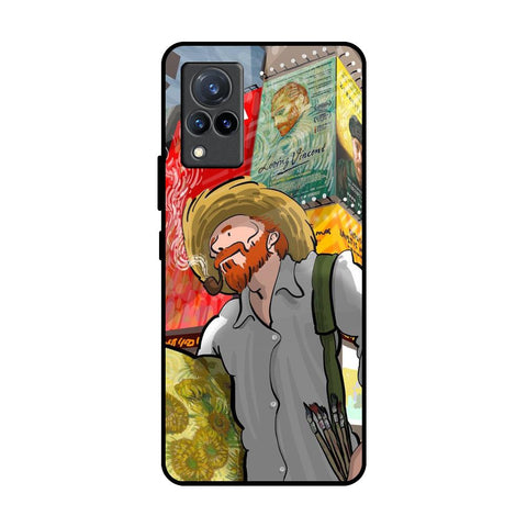 Loving Vincent Vivo V21 Glass Back Cover Online