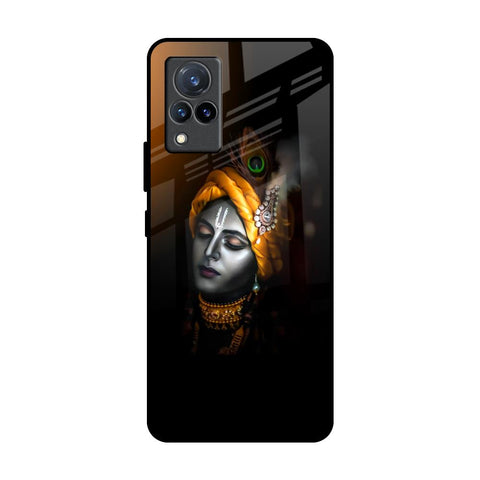 Ombre Krishna Vivo V21 Glass Back Cover Online