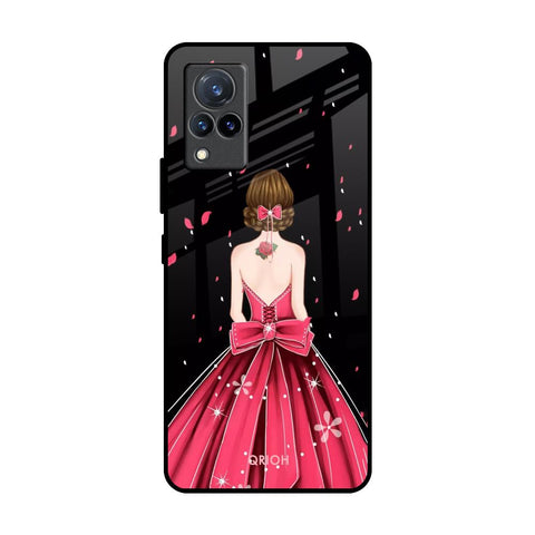 Fashion Princess Vivo V21 Glass Back Cover Online