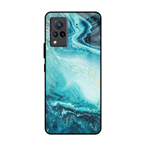 Sea Water Vivo V21 Glass Back Cover Online