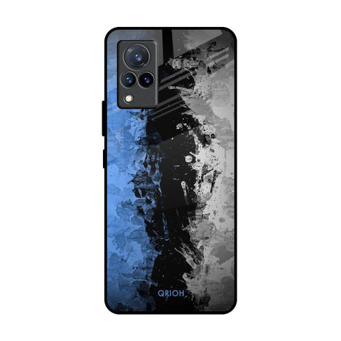 Dark Grunge Vivo V21 Glass Back Cover Online