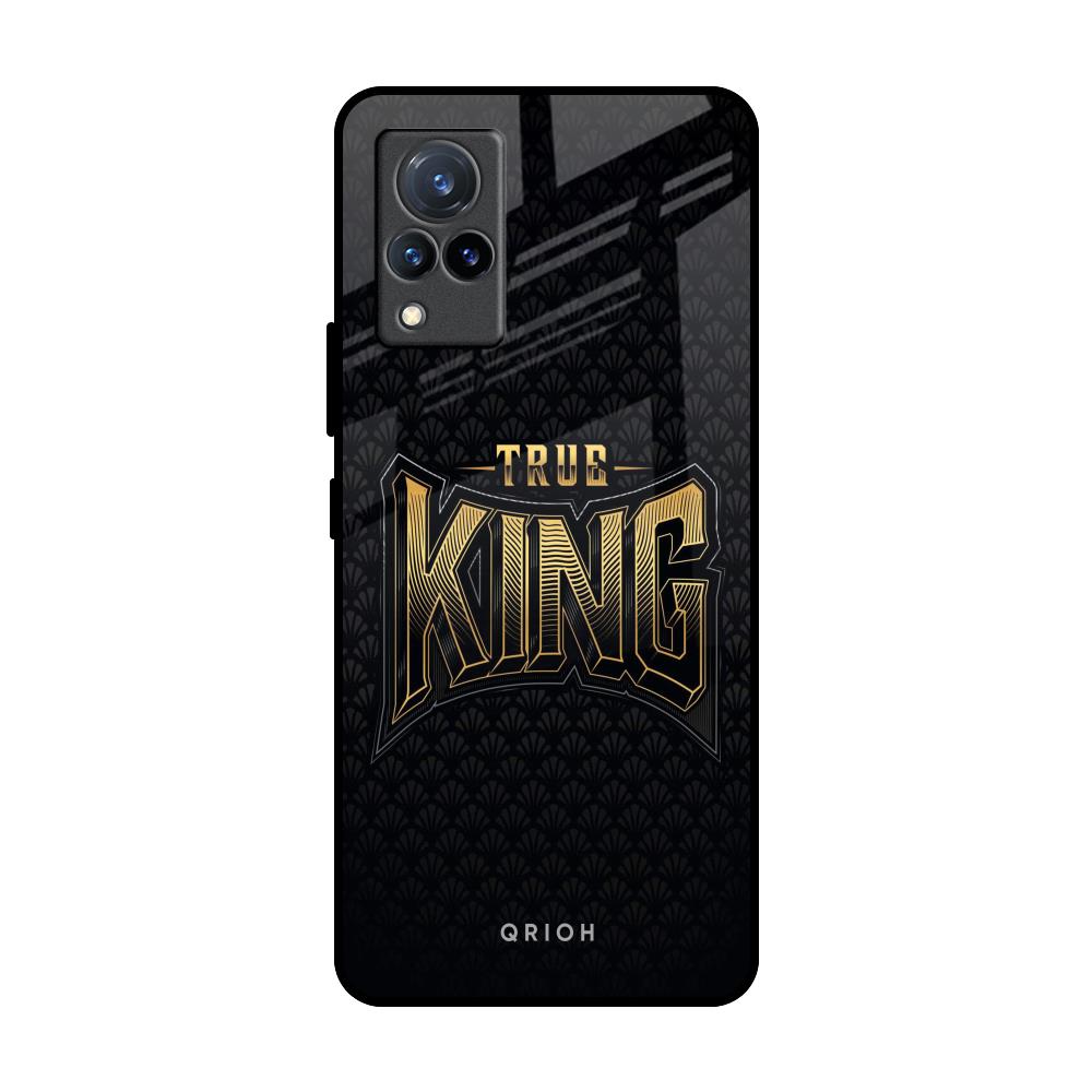 True King Vivo V21 Glass Back Cover Online