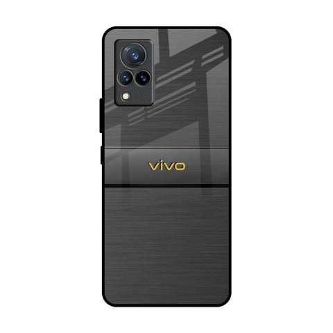 Grey Metallic Glass Vivo V21 Glass Back Cover Online