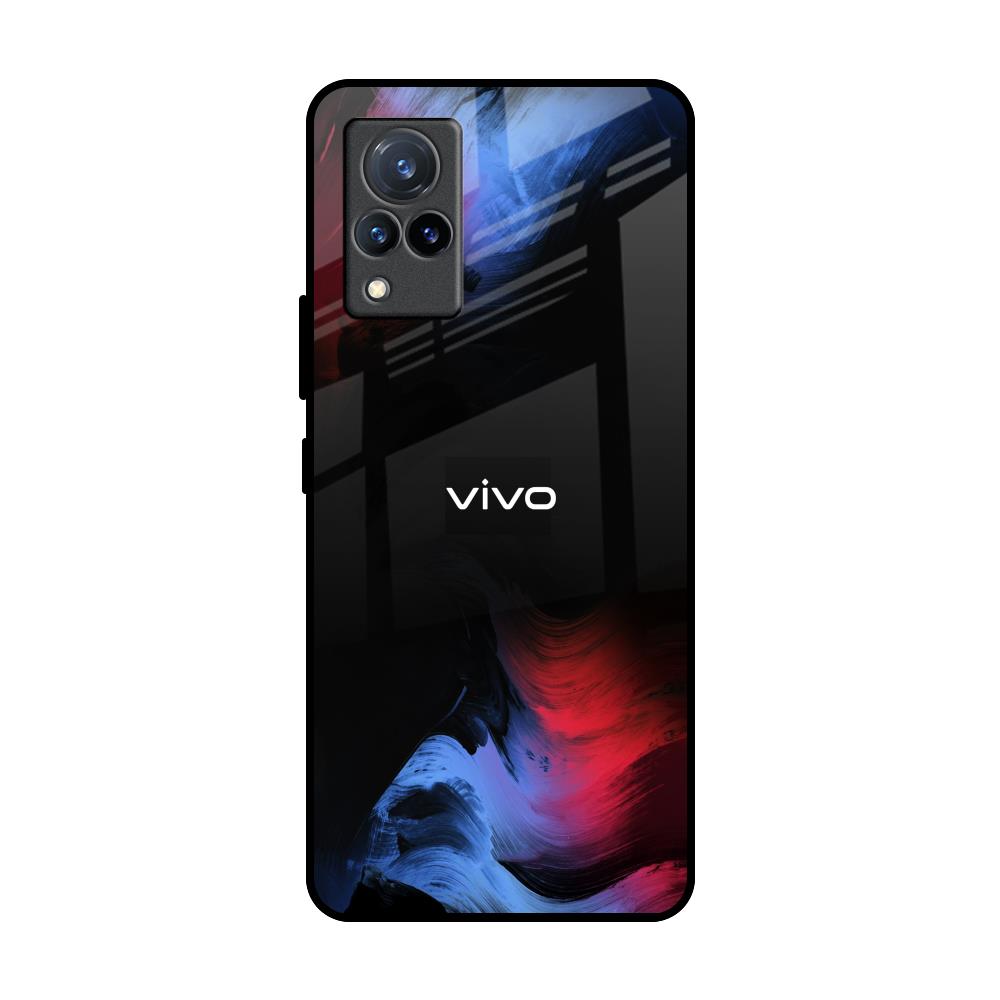 Fine Art Wave Vivo V21 Glass Back Cover Online
