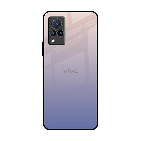 Rose Hue Vivo V21 Glass Back Cover Online