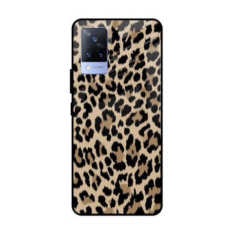 Leopard Seamless Vivo V21 Glass Cases & Covers Online