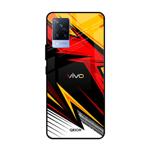 Race Jersey Pattern Vivo V21 Glass Cases & Covers Online