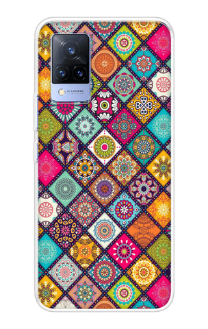 Multicolor Mandala Vivo V21 Back Cover