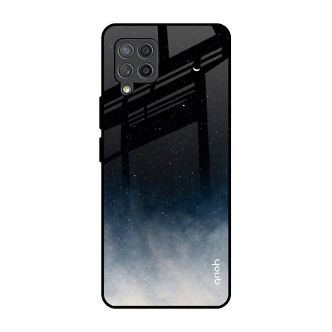 Black Aura Samsung Galaxy M42 Glass Back Cover Online