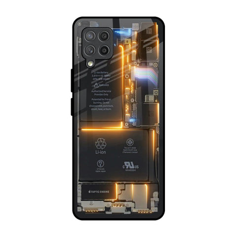 Glow Up Skeleton Samsung Galaxy M42 Glass Back Cover Online