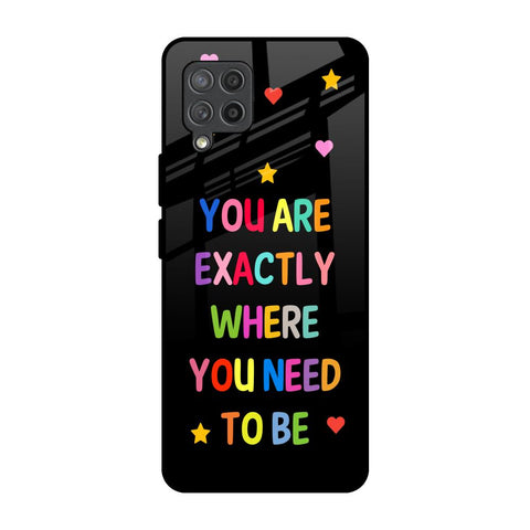 Magical Words Samsung Galaxy M42 Glass Back Cover Online