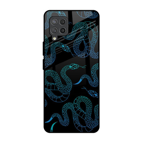 Serpentine Samsung Galaxy M42 Glass Back Cover Online