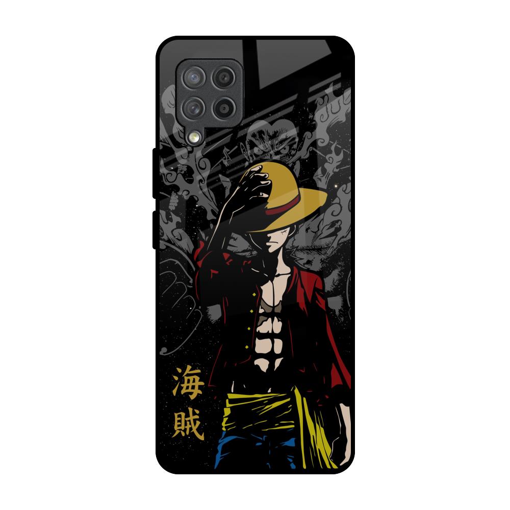 Dark Luffy Samsung Galaxy M42 Glass Back Cover Online