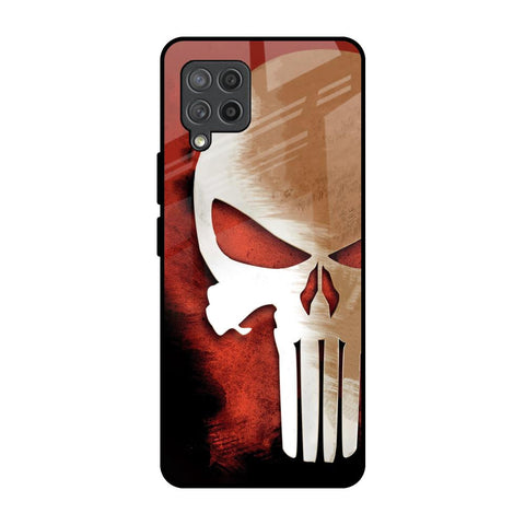 Red Skull Samsung Galaxy M42 Glass Back Cover Online
