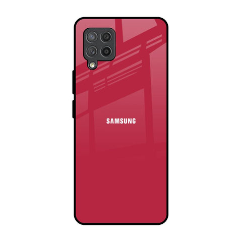 Solo Maroon Samsung Galaxy M42 Glass Back Cover Online
