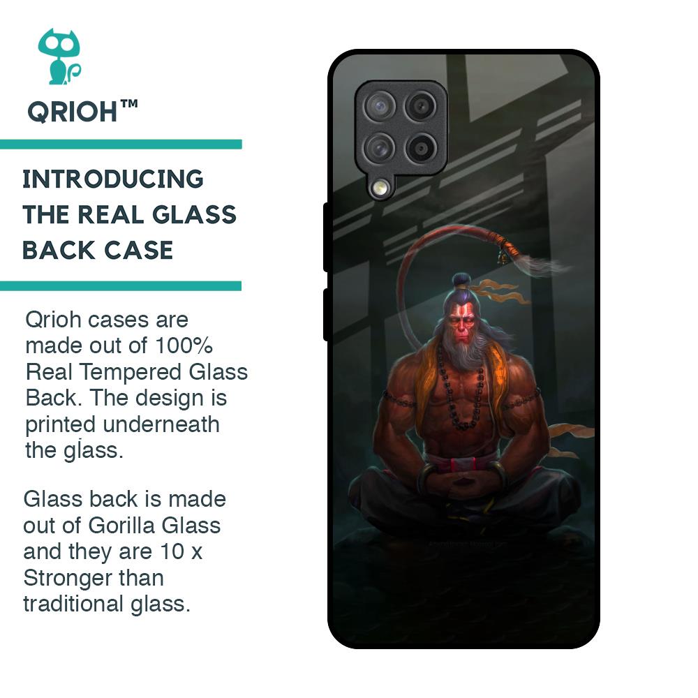 Lord Hanuman Animated Glass Case for Samsung Galaxy M42
