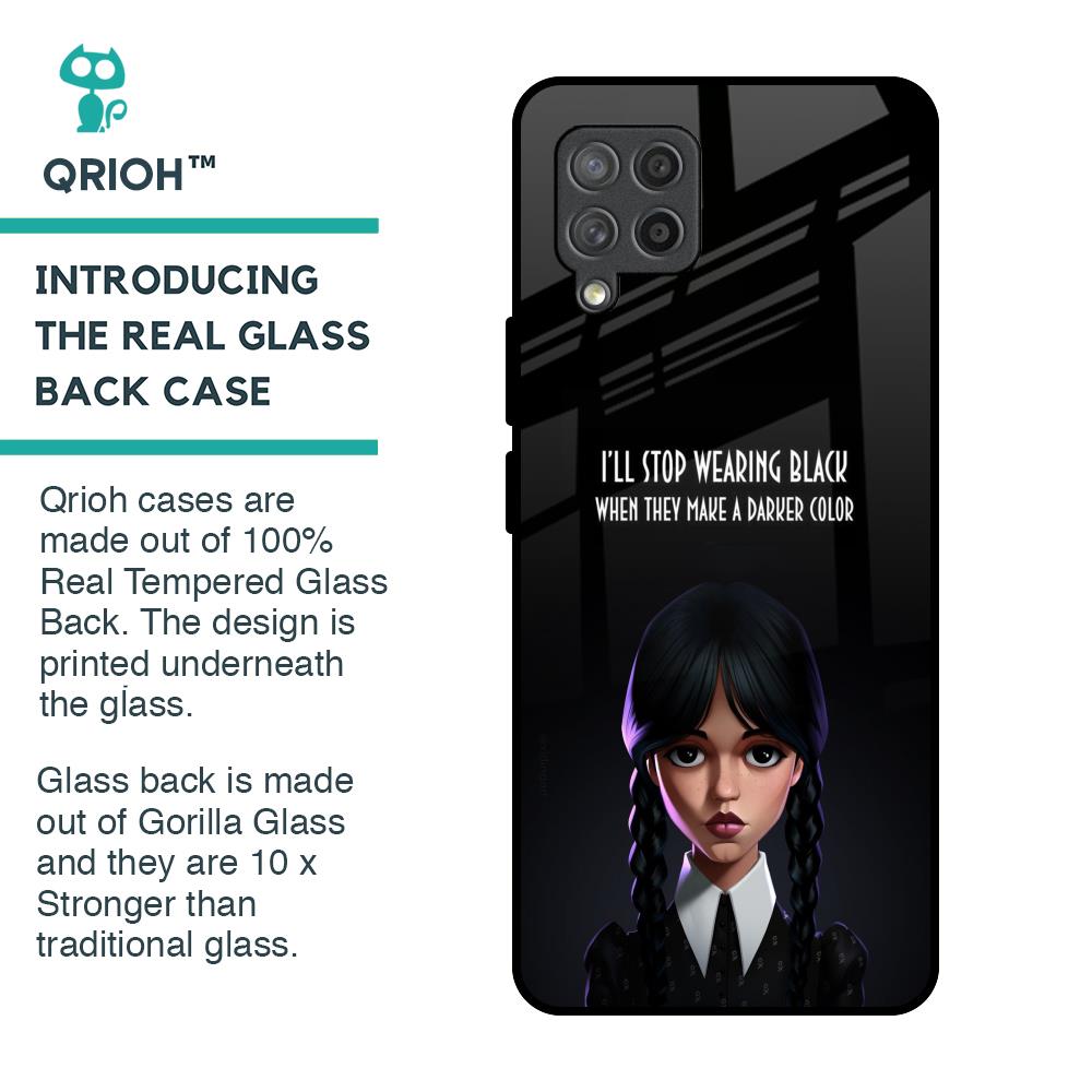 Aesthetic Digital Art Glass Case for Samsung Galaxy M42