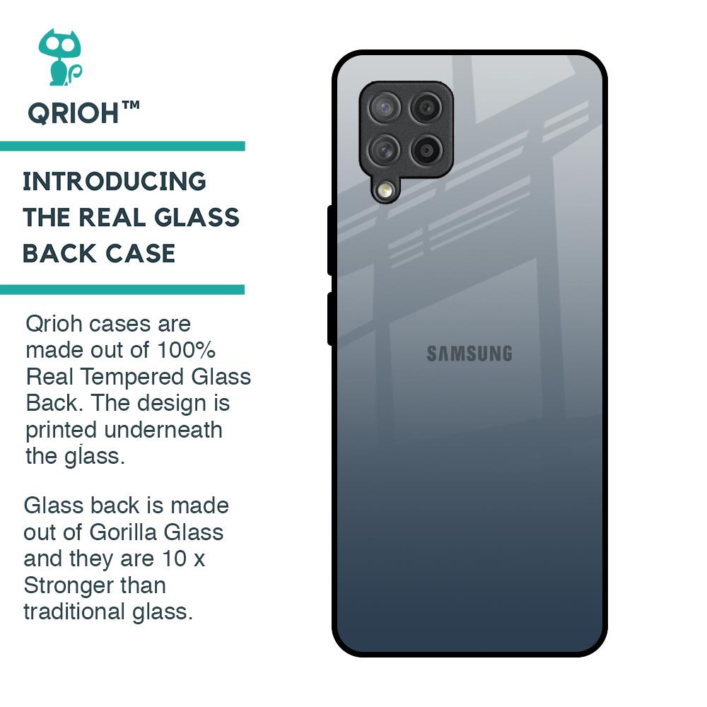 Smokey Grey Color Glass Case For Samsung Galaxy M42
