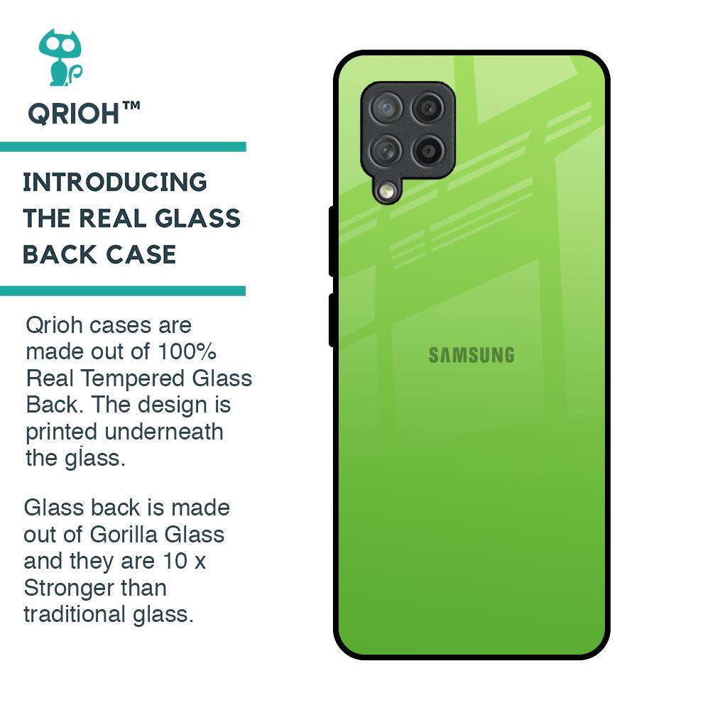 Paradise Green Glass Case For Samsung Galaxy M42