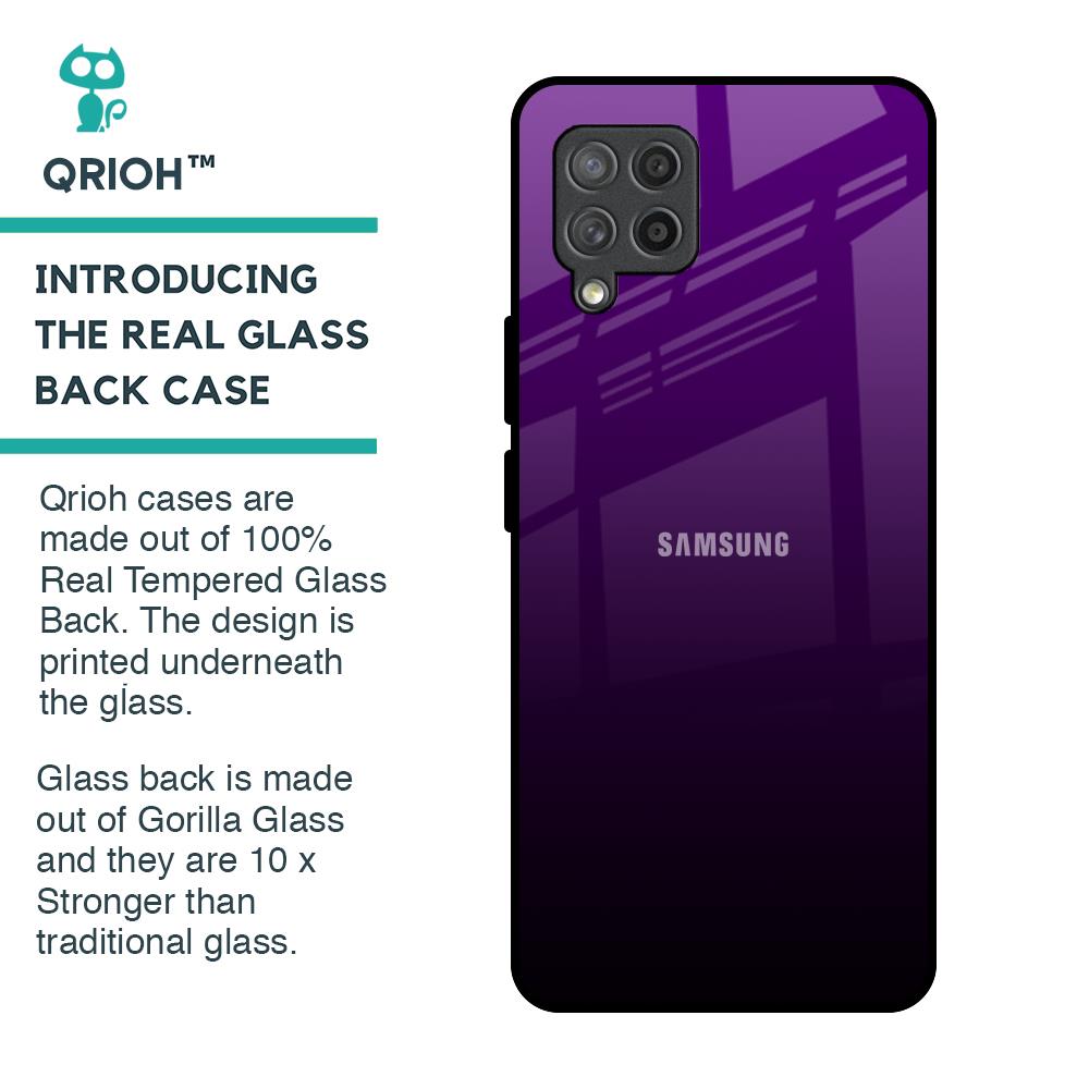 Harbor Royal Blue Glass Case For Samsung Galaxy M42
