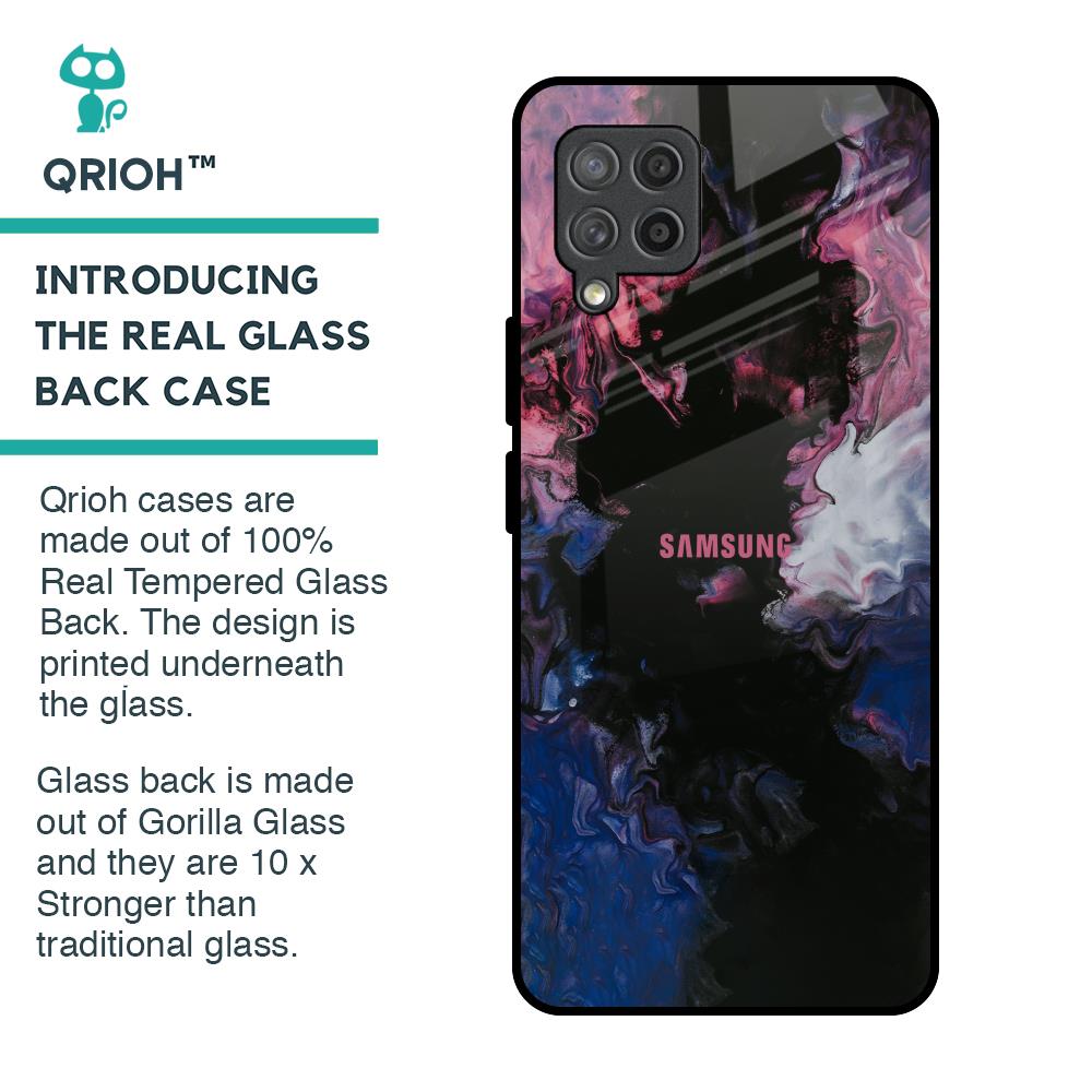 Smudge Brush Glass case for Samsung Galaxy M42