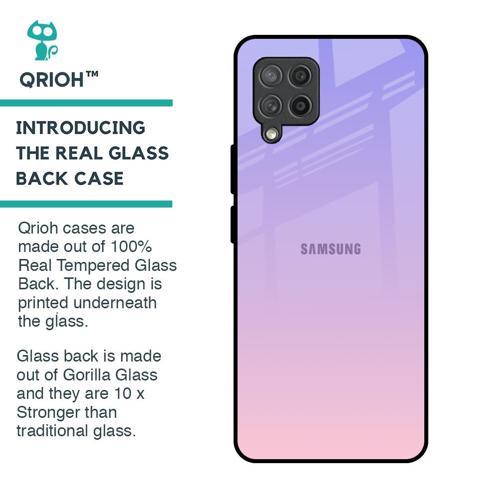 Lavender Gradient Glass Case for Samsung Galaxy M42