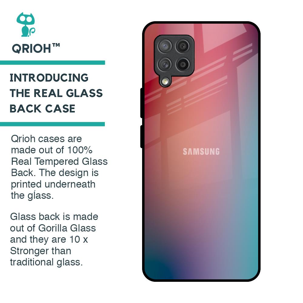 Dusty Multi Gradient Glass Case for Samsung Galaxy M42