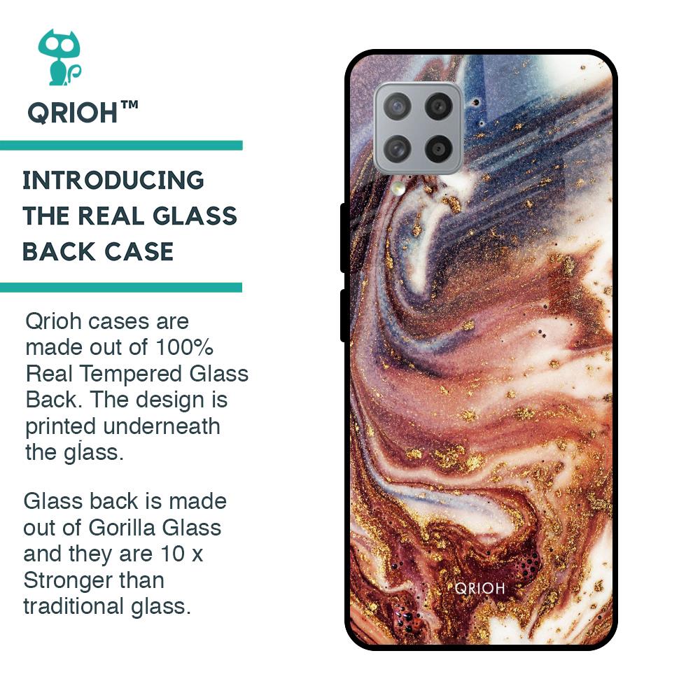 Exceptional Texture Glass Case for Samsung Galaxy M42