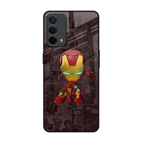 Angry Baby Super Hero Oppo A74 Glass Back Cover Online