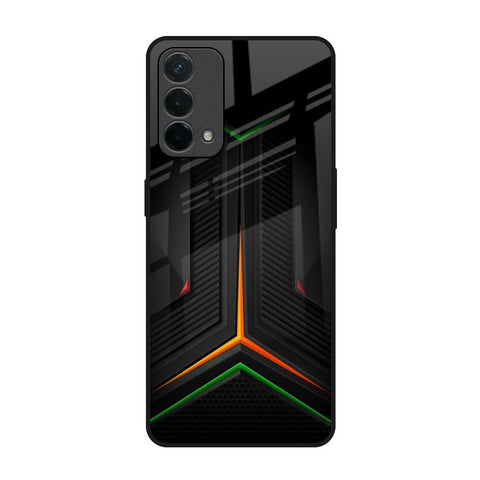 Modern Ultra Chevron Oppo A74 Glass Back Cover Online