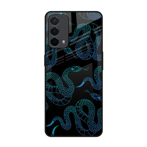 Serpentine Oppo A74 Glass Back Cover Online