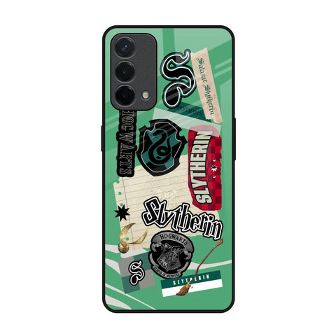 Slytherin Oppo A74 Glass Back Cover Online