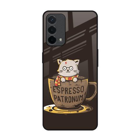 Tea With Kitty Oppo A74 Glass Back Cover Online