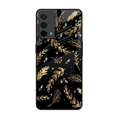Autumn Leaves Oppo A74 Glass Back Cover Online