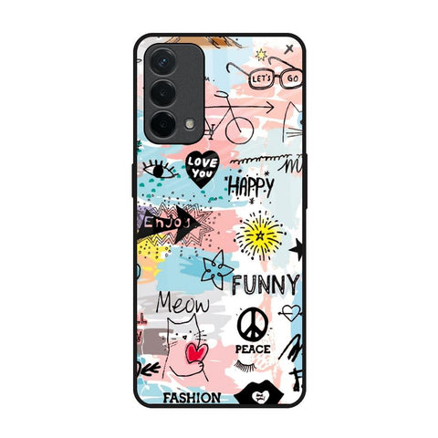Just For You Oppo A74 Glass Back Cover Online