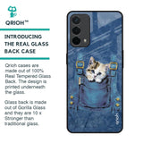 Kitty In Pocket Glass Case For Oppo A74