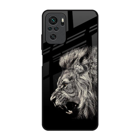 Brave Lion Redmi Note 10S Glass Back Cover Online