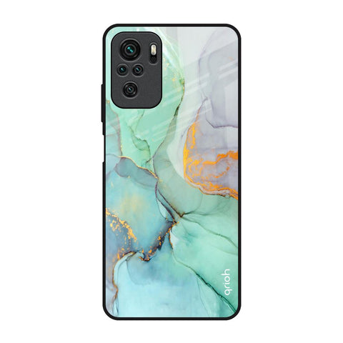 Green Marble Redmi Note 10S Glass Back Cover Online