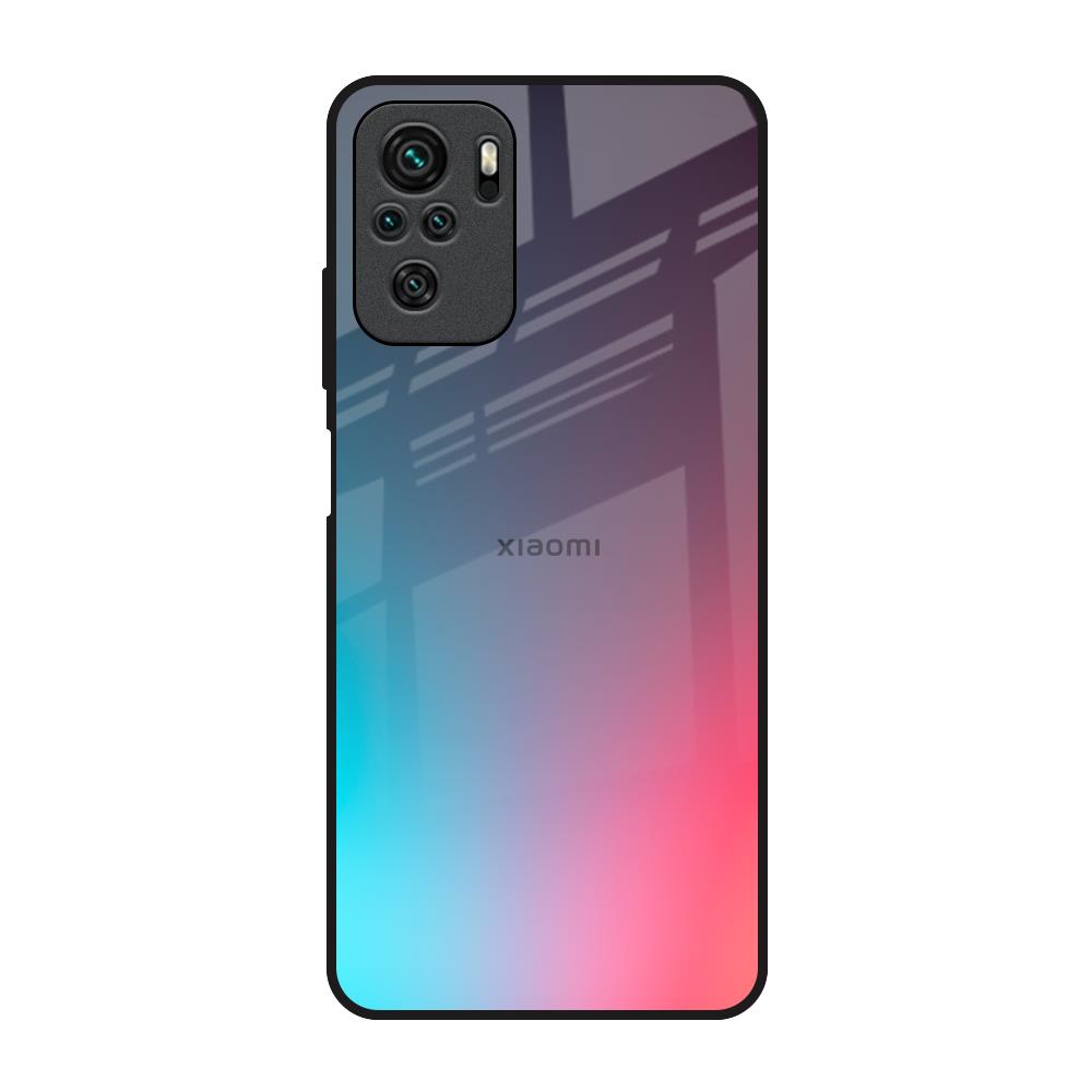 Rainbow Laser Redmi Note 10S Glass Back Cover Flat 35% Off On