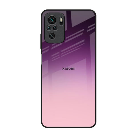 Purple Gradient Redmi Note 10S Glass Back Cover Online