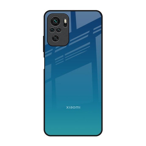 Celestial Blue Redmi Note 10S Glass Back Cover Online