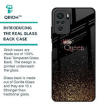I Am The Queen Glass Case for Redmi Note 10S