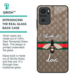 Blind For Love Glass Case for Redmi Note 10S