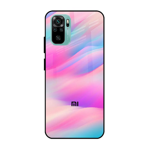 Colorful Waves Redmi Note 10S Glass Cases & Covers Online