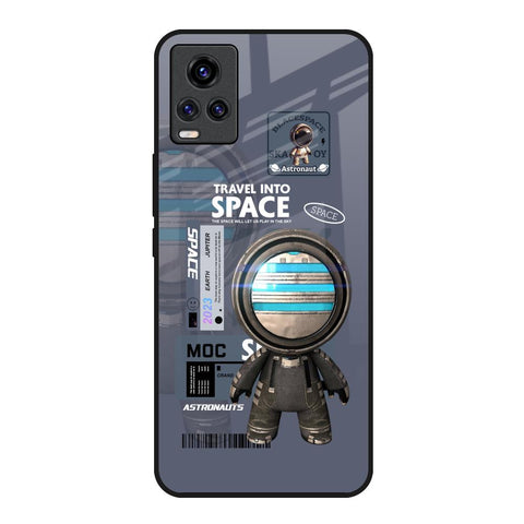 Space Travel Vivo Y73 Glass Back Cover Online
