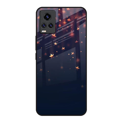 Falling Stars Vivo Y73 Glass Back Cover Online
