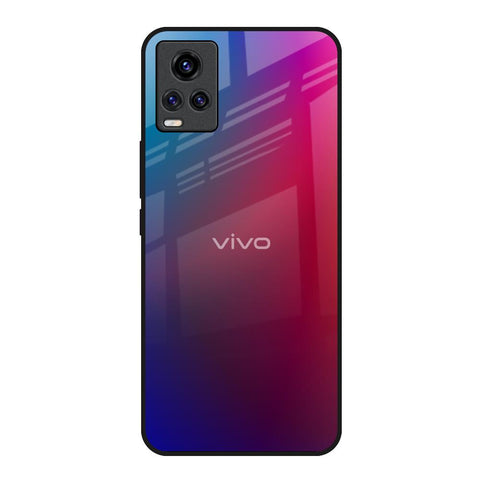 Magical Color Shade Vivo Y73 Glass Back Cover Online