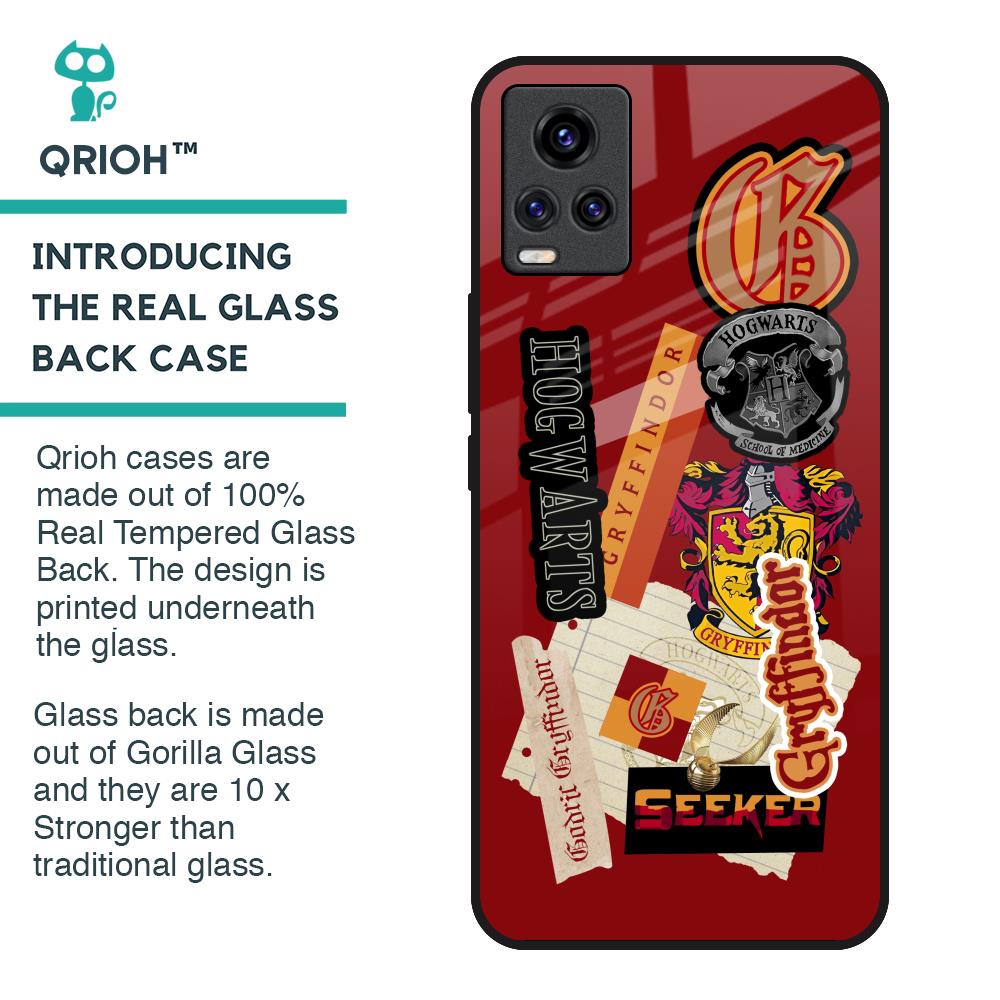 Gryffindor Glass Case for Vivo Y73