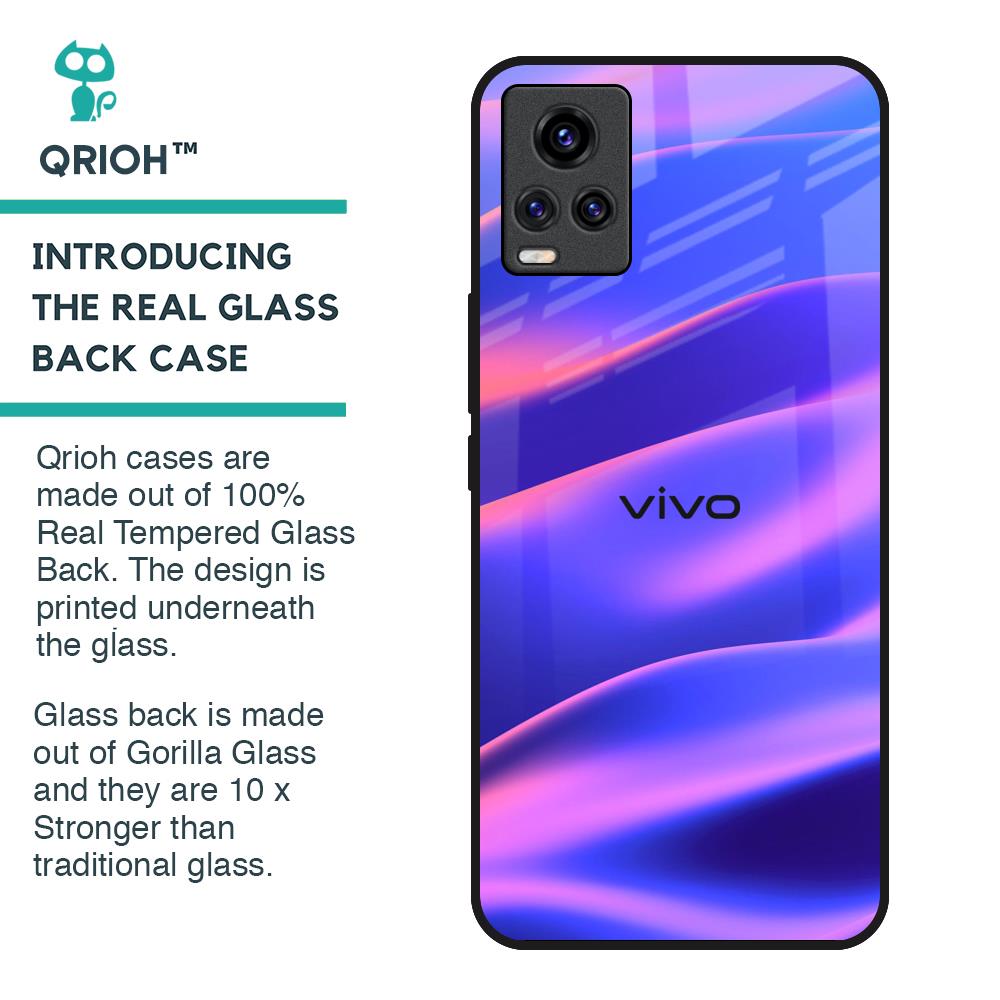 Colorful Dunes Glass Case for Vivo Y73